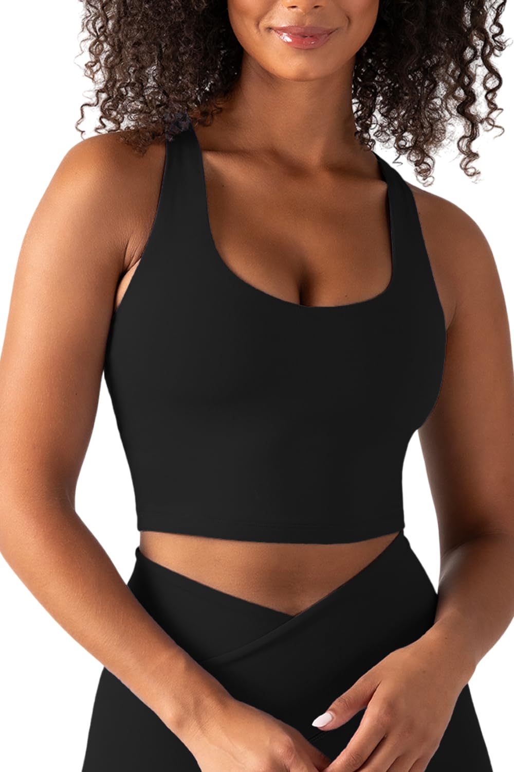 YITTY Active Women's UltraLuxe Built-in Bra Tank Top - Athleisure - 4-Way-Stretch - Comfortable Workout Top - Multiple S