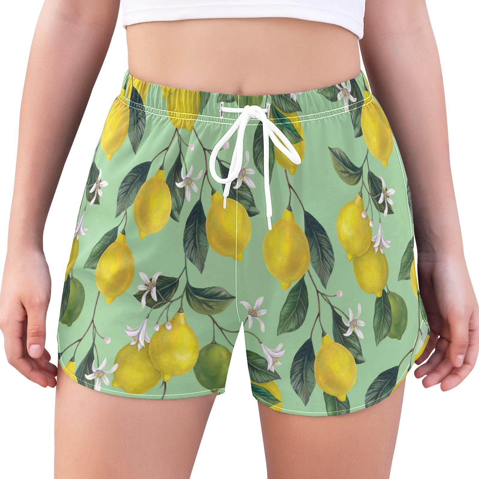 Women's Running Shorts Floral Flowers for Gym Yoga 2 in 1 Workout Shorts with Pockets S-XXL
| Women's Running Shorts Fl